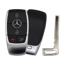 Original Mercedes Benz OEM Smart Key Keyless Remote Uncut Blade IYZ-MS2 Matte