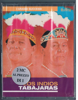 LOS INDIOS TABAJARAS DIE GROSSEN HITS FLASHBACK MC K7 DOPPEL MUSIKKASSETTE VERSIEGELT