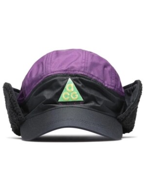 Nike ACG Sportswear Tailwind Sherpa Adjustable Hat Purple Black (AR0497 011)