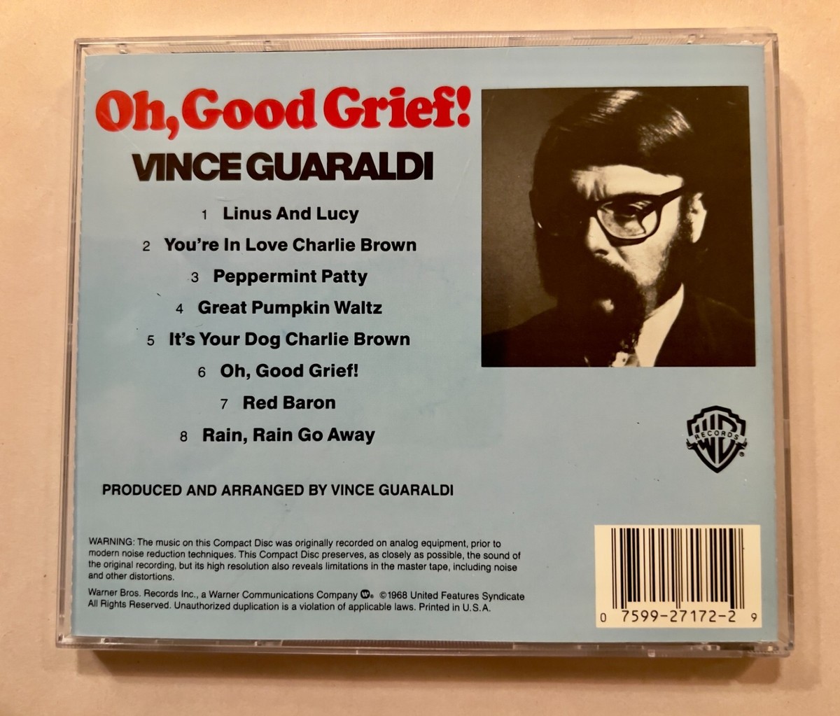 Vince Guaraldi - Oh Good Grief [Jazz, CD] Peanuts / Charlie Brown 