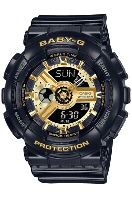 CASIO Baby-G BA-110X-1AJF black For ladies From Japan By fedex NEW 