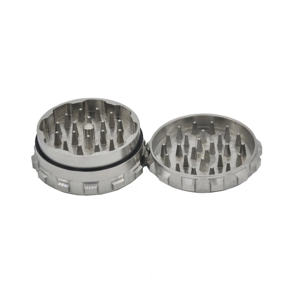 Molinillo de hierbas de acero inoxidable Evolf 2,0" - 2 piezas resistente premium de lujo Foto 2 de 3