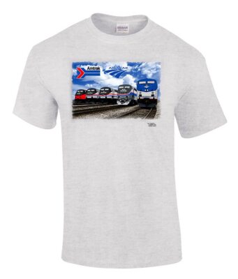 Amtrak Heritage Trains Authentic Railroad Clothing T-Shirt [25]