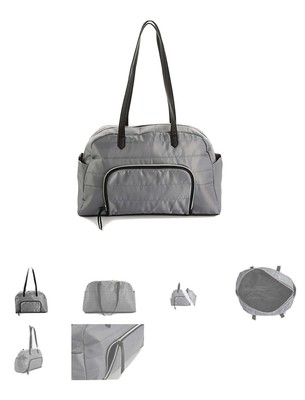 dsw grey duffle bag