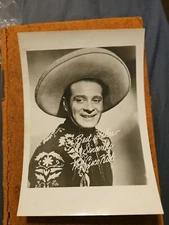 Vintage Photo Duncan Renaldo as The Cisco Kid. 5x7.