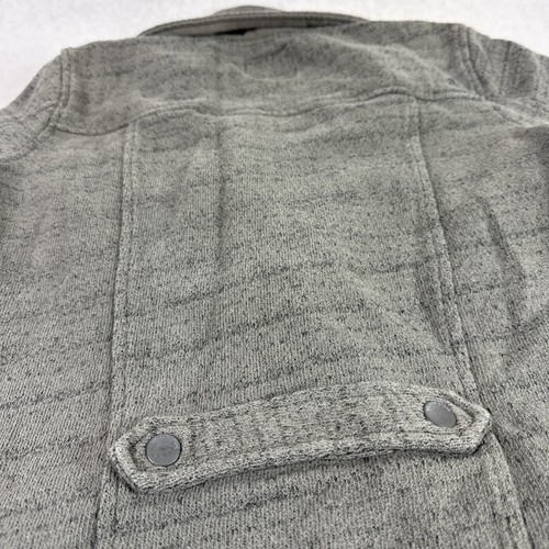 Volcom Jacket Womens S Cargo Army Gray Fleet Utility Snap Button Collared VTG - Picture 8 of 23