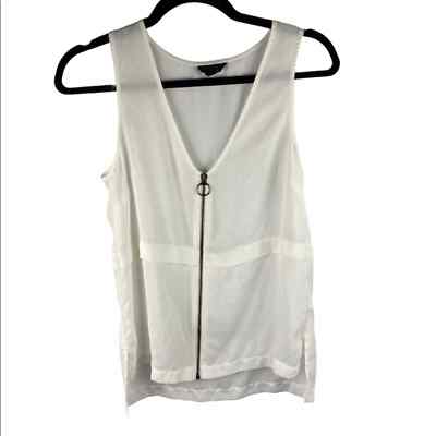 シルキーshoop Topshop silky zip tank top | eBay