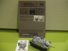  Axis  Allies Miniatures D-DAY Jagdpanzer 38 t Hetzer with card 31/45 