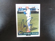 1992 Classic # 67 Carey Paige Autograph Signed Card (B) Toronto Blue Jays