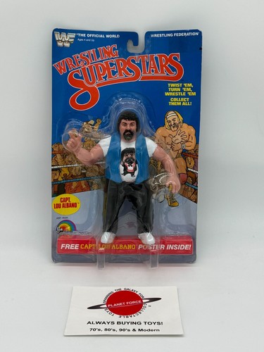 Captain Lou Albano MOC WWF Vintage 80's LJN Figure...