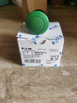 1PCS New Eaton Moeller M22-DP-G M22-DP-GQ Pushbutton Switch Green Brand