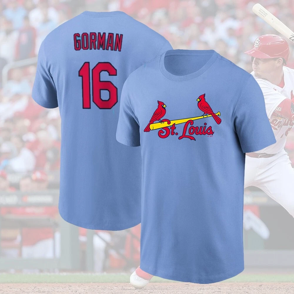 Nolan Gorman #16 St. Louis  2025 Player Name & Number Fan Gift