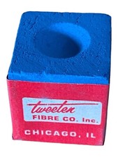 Vintage Billiard/Pool Cue Chalk 2 Box, 24 Cubes, Blue Made In USA
