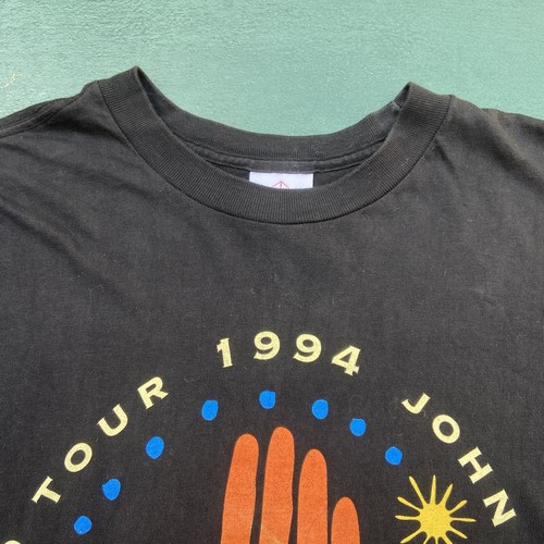 T-shirt vintage anni 90 John Denver Tour grande punto singolo 1994 USA Plant-It 2000 - Foto 5 di 14