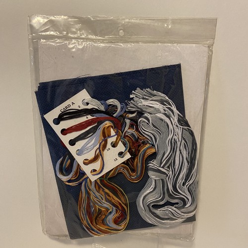 Dream Catcher Wolf Janlynn Counted Cross Stitch Kit 02-448 Complete Not Sealed - Picture 3 of 3