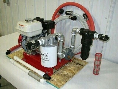 New 24 GPM Honda Waste/Bulk Oil Pump, WVO, Transformer/Mineral Oil, Heaters
