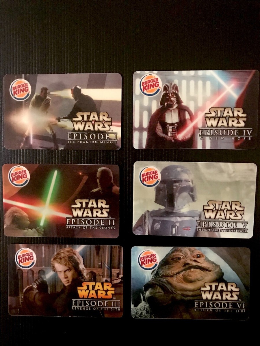 Star Wars™ BURGER KING The Complete Saga GIFT CARD