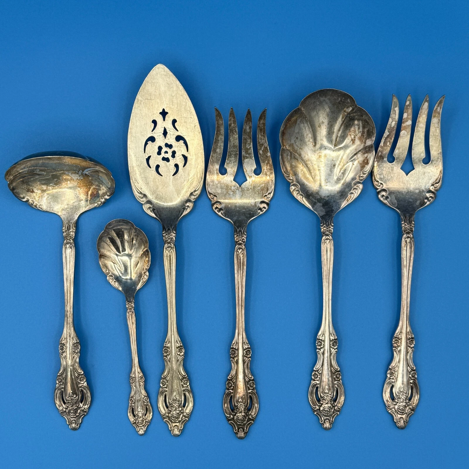 Oneida Community Silverplate Silver Artistry Pattern 6 Hostess Pieces