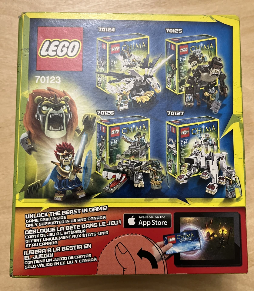 Lego (70123) Legends of Chima LION LEGEND BEAST-New, Factory Sealed - Image 2 of 4