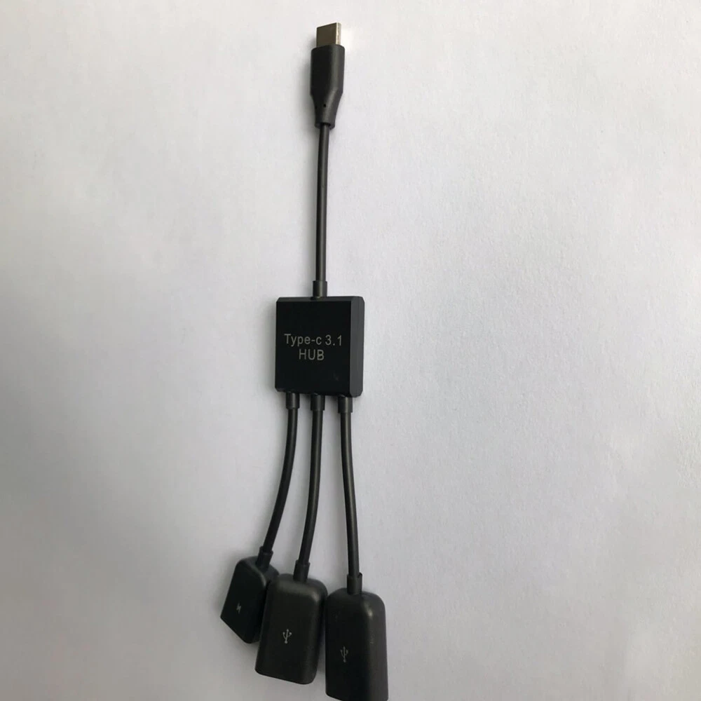 3-Port USB 3.0 Hub with Ethernet Adapter and Fast Charging