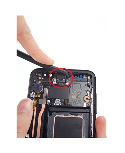 ALTOPARLANTE CASSA SPEAKER SAMSUNG GALAXY A40 A405F AUDIO CHIAMATA SUPERIORE - Picture 5 of 5