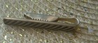 Vtg 40's 50's Gold Tone & RED Tie Clasp Signed SWANK 2.5"L MCMretro Mad Men cool — photo 4