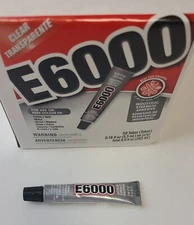E6000 Multiuse Industrial Strength Adhesive -Clear - 0.18oz Tubes (pack of 10)