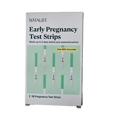 Natalist Early Pregnancy Test Strips 15 Piece 99% Accurate Exp. 12/24