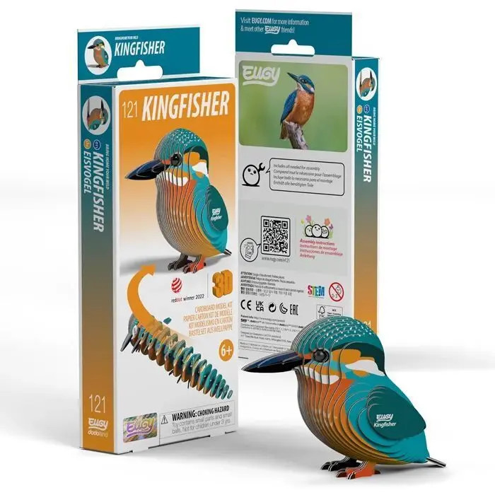 EUGY - 3D Bastelset Eisvogel | Kit (Bastelset) | 2025 | EUGY | - Bild 3