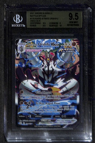 Rapid Strike Urshifu VMAX graded BGS 9.5 for sale on eBay