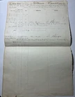 1864 CIVIL WAR CLOTHING ACCOUNT DOCUMENT CO K 47TH REGIMENT PENNSYLVANIA VOLS