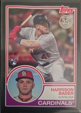 2018 Topps - 1983 Topps Design Harrison Bader #83-29 Black 207/299 (RC)