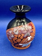 Handmade Santo Domingo Pottery Vase Hand Pain...