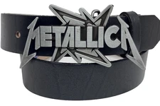 Metallica Buckle (3”-”2 1/2” )Fit for 1-1/2” Wide belt, Offer With Free Belt