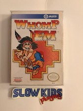 Whomp 'Em (Nintendo Entertainment System, NES 1991) 100% Complete-In-Box!