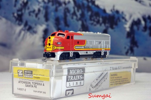 Microtrenes MTL 14007-2 Santa Fe Warbonnet F7A Diesel Loc Línea Z Escala Z Calibre Z | Zustand: Used