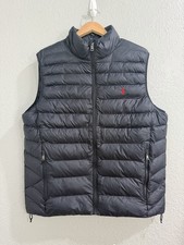 Men's Ralph Lauren Packable Down Vest Navy Blue Size Large