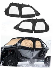 Soft Upper Doors for Polaris RZR XP 4 1000 (2014-2023, 4-Seat) | Waterproof 