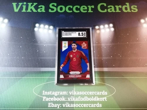 Panini Prizm world cup 2014 Sergio Ramos #172 blue /199 SGC 8.5
