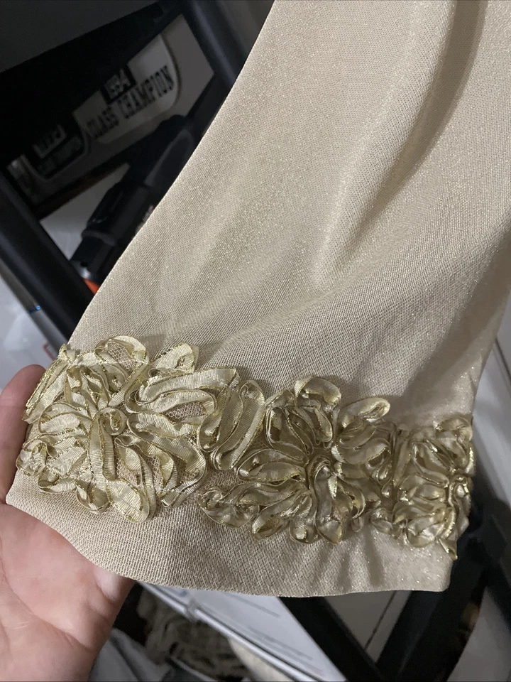 Bata con cinturón vintage Valentino Saks manga kimono pequeña brillante pinup glamour ver Foto 2 de 4