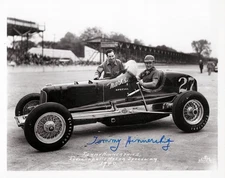 Authentic Autographed Tommy Hinnershitz IndyCar Indianapolis 500 8x10 Photo