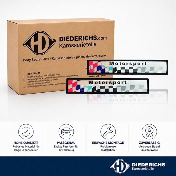 Zier Schutzleiste KotflÜGel Vorne Links Rechts Diederichs ZUB00092 FÜR BMW-image