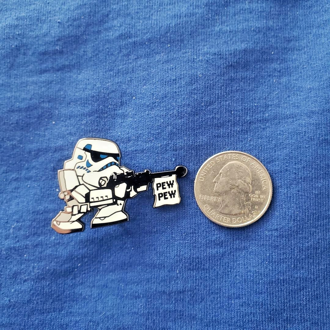 Disney Parks Star Wars Storm Trooper Pew Pew Trading Pin