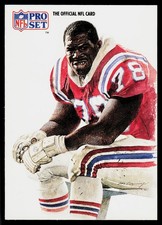 Bruce Armstrong, 1991 Pro Set, #409, New England Patriots,