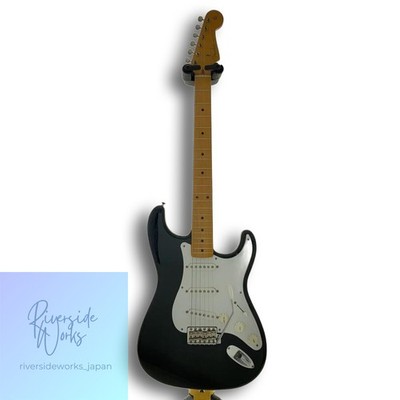 Fender Japan ST57-US Electric Guitar Strat Black SSS Synchro 2006-2008