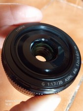 Panasonic Lumix G Vario 20mm f1.7 Lens with UV Filter