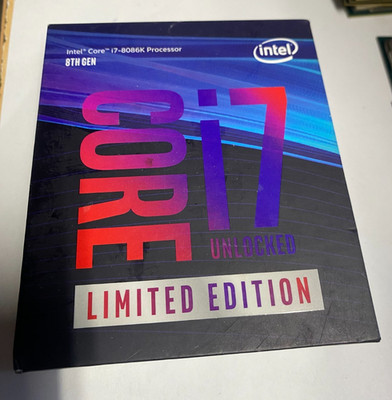Intel Core i7-8086K 6-Cores LGA1151 4.0GHz Desktop CPU Processor SRCX5 W/Box