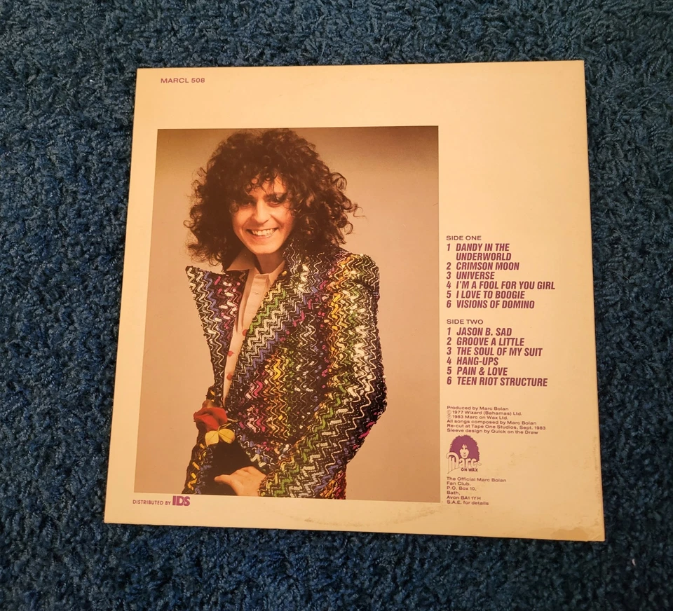 T. Rex Dandy in the Underworld Vinyl Marc On Wax Rare Cover. Minty! - Image 2 of 4