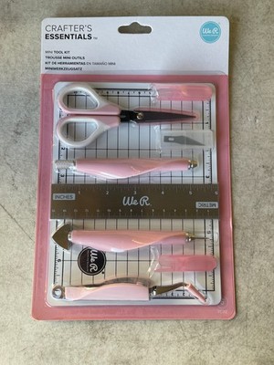 We R Memory Keepers Crafter's Essentials Mini Tool Kit Pink Slicer #60000463 NWB