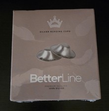 Silver Nursing Cups/Nipple Shields 100 Silver/Nickel-Free New Sealed